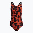 Strój pływacki jednoczęściowy damski Nike Multiple Print Fastback bright crimson