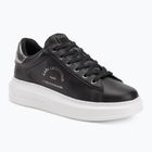 Buty damskie KARL LAGERFELD Kapri Maison black leather w/silver