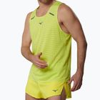 Koszulka do biegania męska Mizuno Tech Light Tank lightning yellow