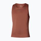 Koszulka do biegania męska Mizuno Tech Light Tank copper brown