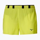 Spodenki do biegania męskie Mizuno Tech Light Split 3.5 lightning yellow