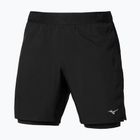 Spodenki do biegania męskie Mizuno Core 7.5 Inches 2in1 black