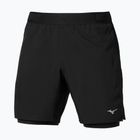 Spodenki do biegania męskie Mizuno Core 5.5 Inches 2in1 black