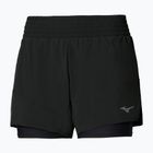 Spodenki do biegania damskie Mizuno Active 2in1 4.5 black