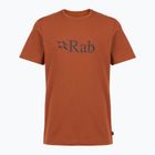 Koszulka męska Rab Stance Logo red earth