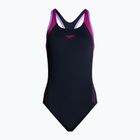 Strój pływacki jednoczęściowy damski Speedo HyperBoom Splice Flyback true navy/berry/miami lilac