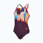 Strój pływacki jednoczęściowy damski Speedo Digital Printed Medalist plum dandy/siren red/nectarine