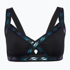 Góra od stroju pływackiego Speedo Solid Logo Elastic Cross Front Top anthracite