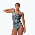 Strój pływacki jednoczęściowy damski Speedo Hyperboom Print Medalist pale clover