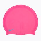 Czepek pływacki dziecięcy Nike Solid Silicone pink spell