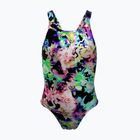 Strój pływacki jednoczęściowy dziecięcy Nike Hydrastrong Multi Print Fastback rainbow