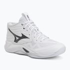 Buty do siatkówki Mizuno Wave Momentum Pro Mid white/metallic gray/black