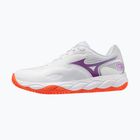 Buty do tenisa damskie Mizuno Wave Enforce Court 2 CC white/dahlia/sunstone