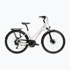 Rower trekkingowy damski KROSS Trans 5.0 W szary/różowy/połysk