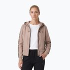 Kurtka damska Pitbull Aaricia Stripes Nylon Hooded dark sand