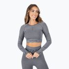 Top treningowy damski MITARE Push Up Max Crop Top K084 ciemnoszary