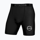 Spodenki kompresyjne męskie Octagon Logo black/white