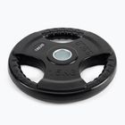 Obciążenie żeliwne ogumowane XTREXO RW15 15 kg czarne