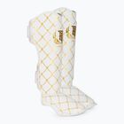 Ochraniacze piszczeli i stóp Top King Chain white/gold