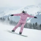 Spodnie narciarskie dziecięce KADVA Skiro Pants różowy