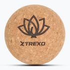 Piłka do masażu XTREXO korkowa 8 cm naturalny