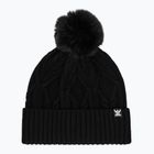 Czapka damska WOOLCANO HAT1100 100% wełna czarny