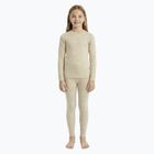 Komplet bielizny dziecięcej termoaktywnej WOOLCANO Merino SET0683 beżowy