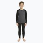 Komplet bielizny termoaktywnej dziecięcej WOOLCANO Merino SET0982 szary