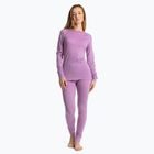 Komplet bielizny termoaktywnej damskiej WOOLCANO Merino  100% SET0543 fioletowy