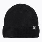 Czapka zimowa dziecięca WOOLCANO Merino 100% HAT0440 czarny