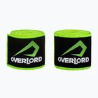 Bandaże bokserskie Overlord 450 cm zielony neon