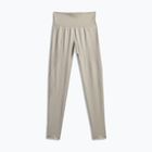 Legginsy treningowe damskie 4F Multiactive FNK F457 creme