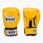 Rękawice bokserskie WINDY Classic Genuine Leather yellow