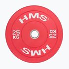 Obciążenie bumperowe olimpijskie HMS CBR25 czerwone