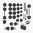 Zestaw ciężarów HMS SGN140 Pro Set 6w1 40 kg