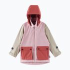 Kurtka softshell dziecięca Reima Sysma grey pink