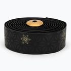 Owijka na kierownicę SUPACAZ Super Sticky Kush Galaxy gold print/ano gold plugs