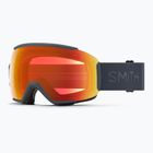 Gogle narciarskie Smith Sequence OTG S2 slate/chromapop everyday red mirror