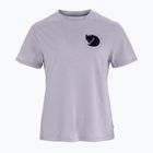 Koszulka damska Fjällräven Fox Boxy Logo lavender mist
