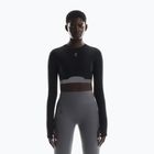 Longsleeve treningowy damski On Train Crop black