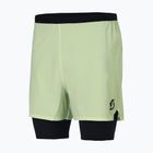 Spodenki do biegania męskie SCOTT Hybrid Endurance Tech acid yellow/black