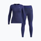 Komplet bielizny termoaktywnej damskiej ODLO Fundamentals Performance Warm skipper blue
