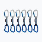 Zestaw ekspresów wspinaczkowych Mammut Crag Keylock Indicator 6 szt. silver ultramarine