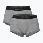 Bokserki termoaktywne damskie super.natural Tundra 175 Hipser 2 pary sashmere grey melange/cashmere grey melange