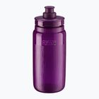 Bidon rowerowy Elite FLY Tex 550 ml clear/purple