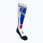 Skarpety narciarskie Mico Medium Weight M1 Ski biało-niebieskie CA00102