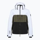 Kurtka narciarska męska EA7 Emporio Armani Ski Kitzbuhel Protectum7 Colorblock white/black/grape leaf