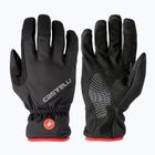 Rękawiczki rowerowe męskie Castelli Entrata Thermal black