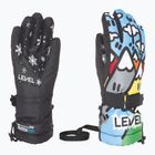 Rękawice snowboardowe dziecięce Level Junior pk rainbow