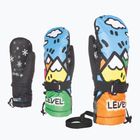 Rękawice snowboardowe dziecięce Level Junior Mitt pk rainbow